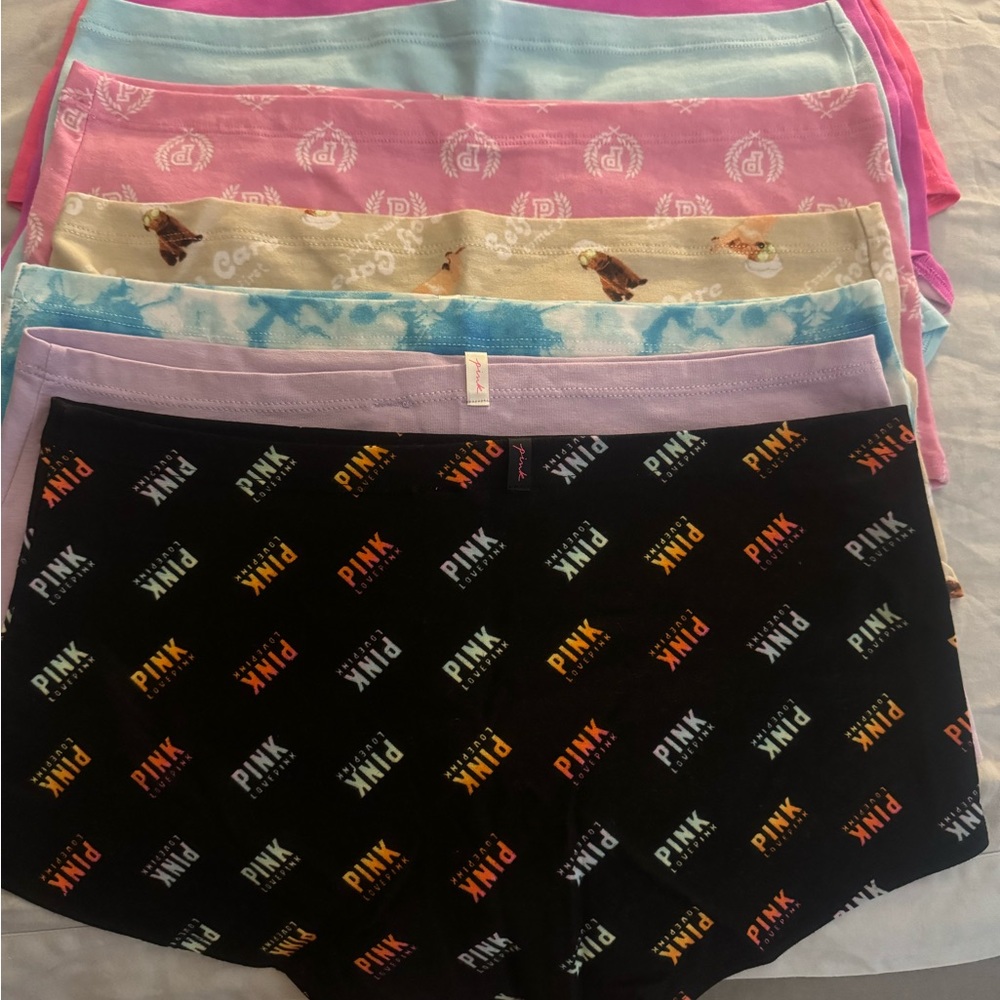 Pink Victoria Secret Boy-short underwear